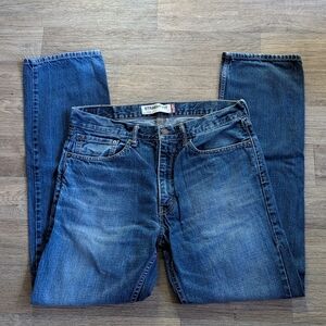 Levi's Men's 505 Straight Fit Medium Wash Jean Size 34 x 32 100% Cotton